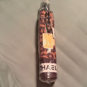 Michael Kors Animal Print Compact Umbrella NWT